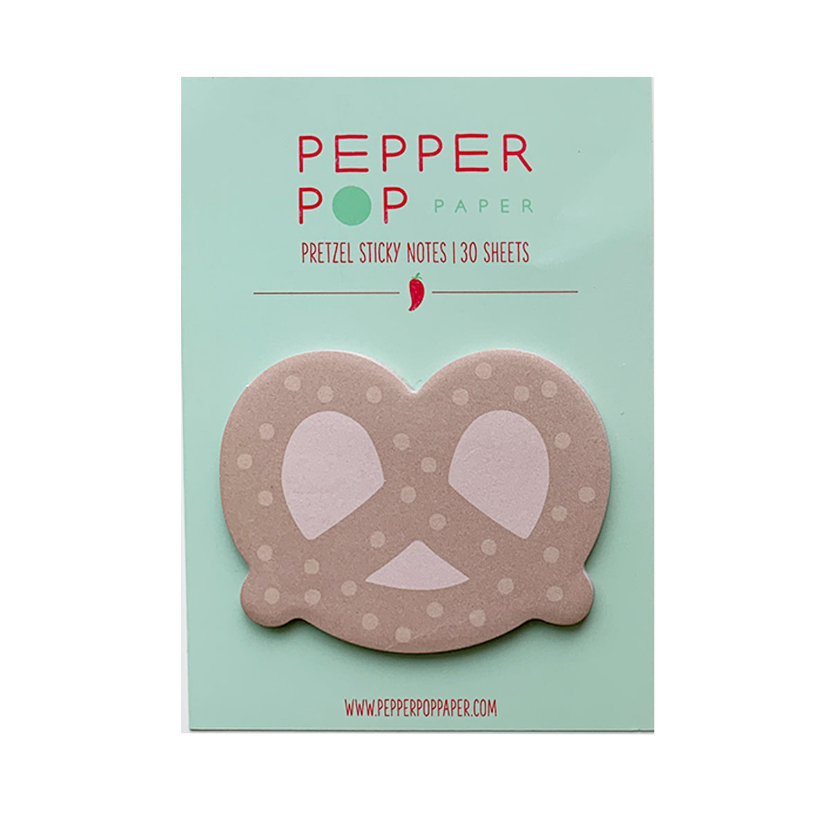 Pretzel Sticky Notes