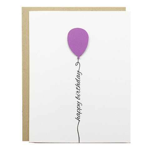 PURPLE BIRTHDAY BALLOON | WHOLESALE