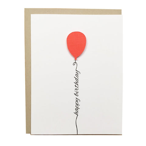 RED BIRTHDAY BALLOON | WHOLESALE