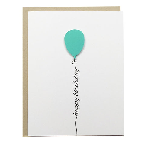 TEAL BIRTHDAY BALLOON | WHOLESALE