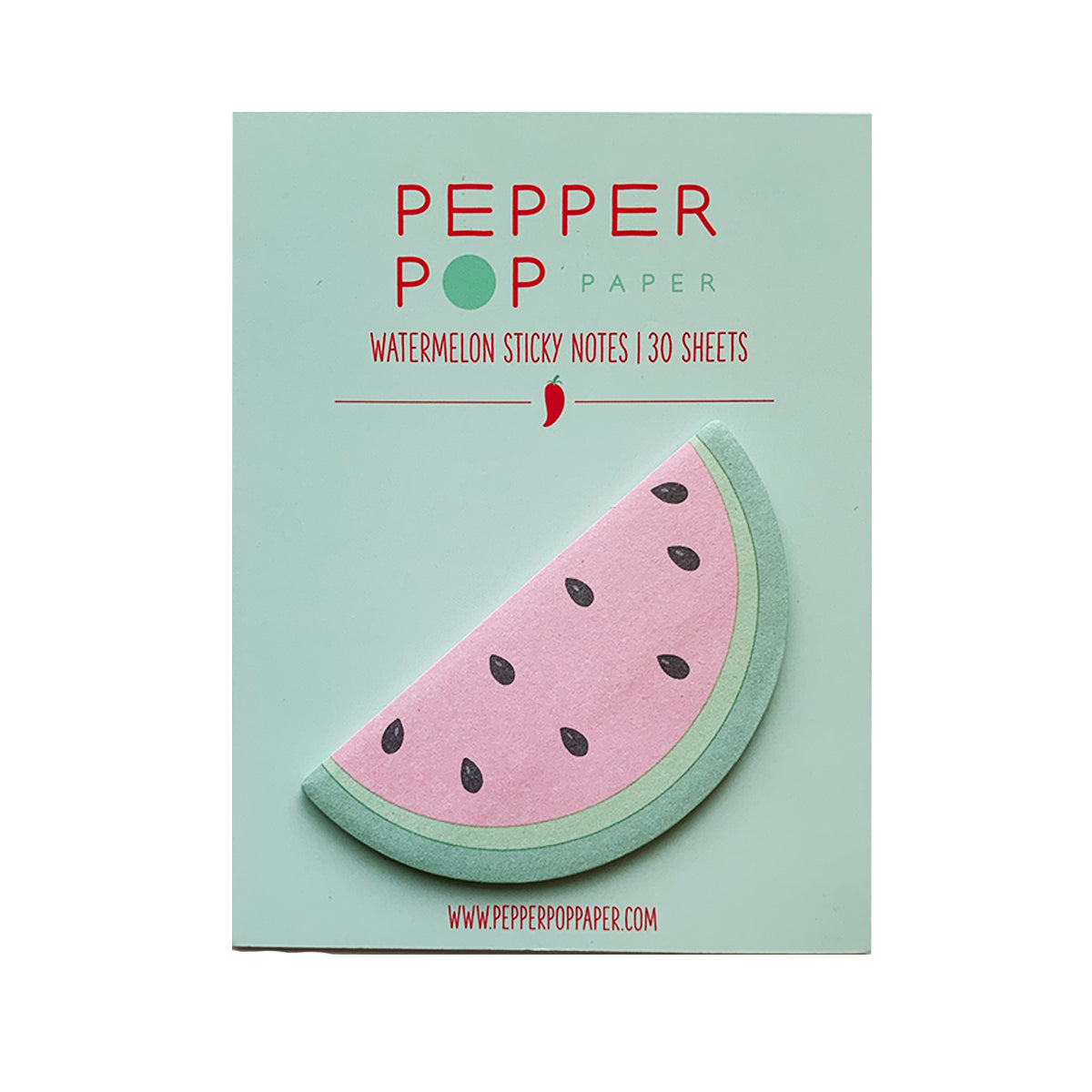 Watermelon Sticky Note – Pepper Pop Paper